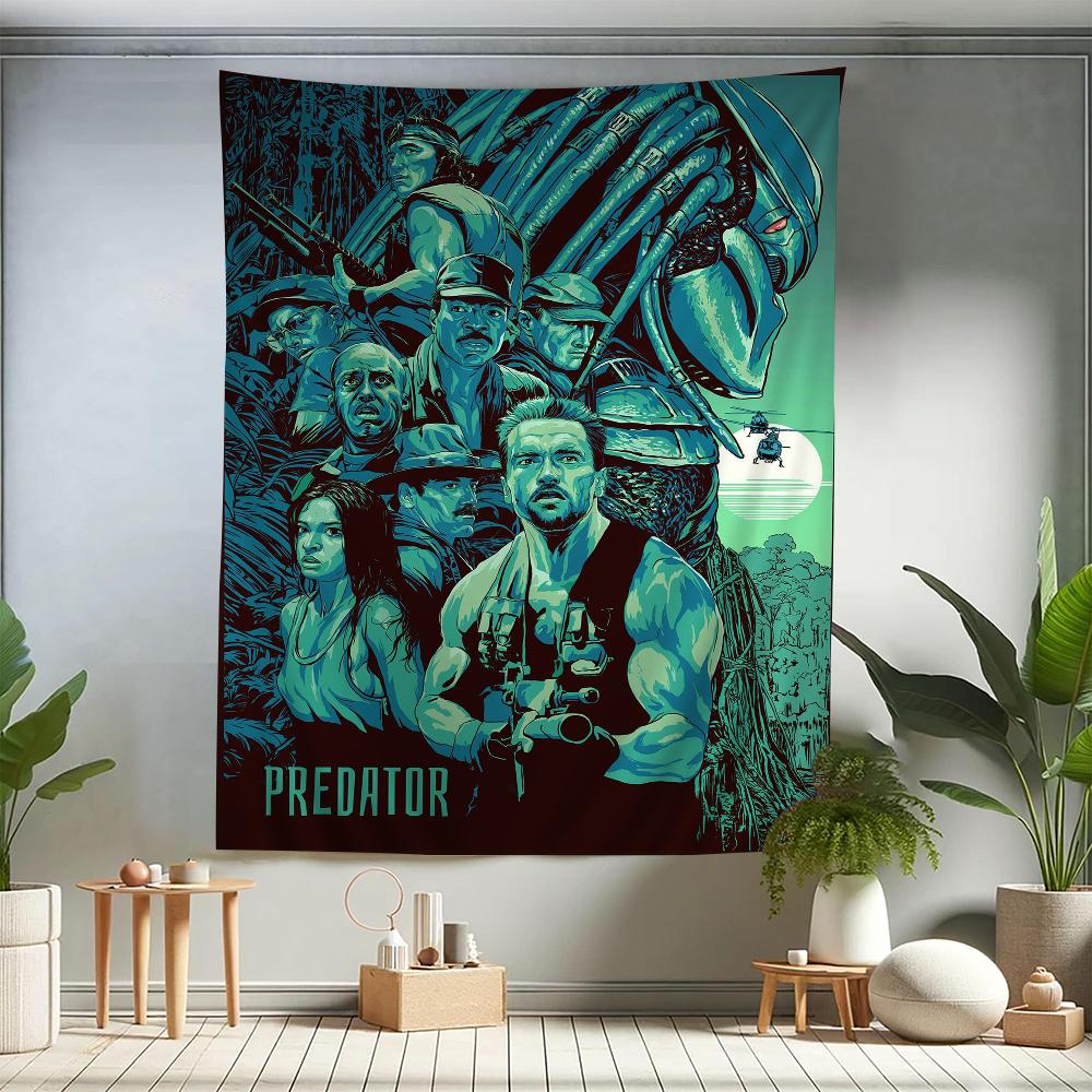 The Predator Cartoon Tapestry Home Decoration hippie bohemian decoration divination Home Decor