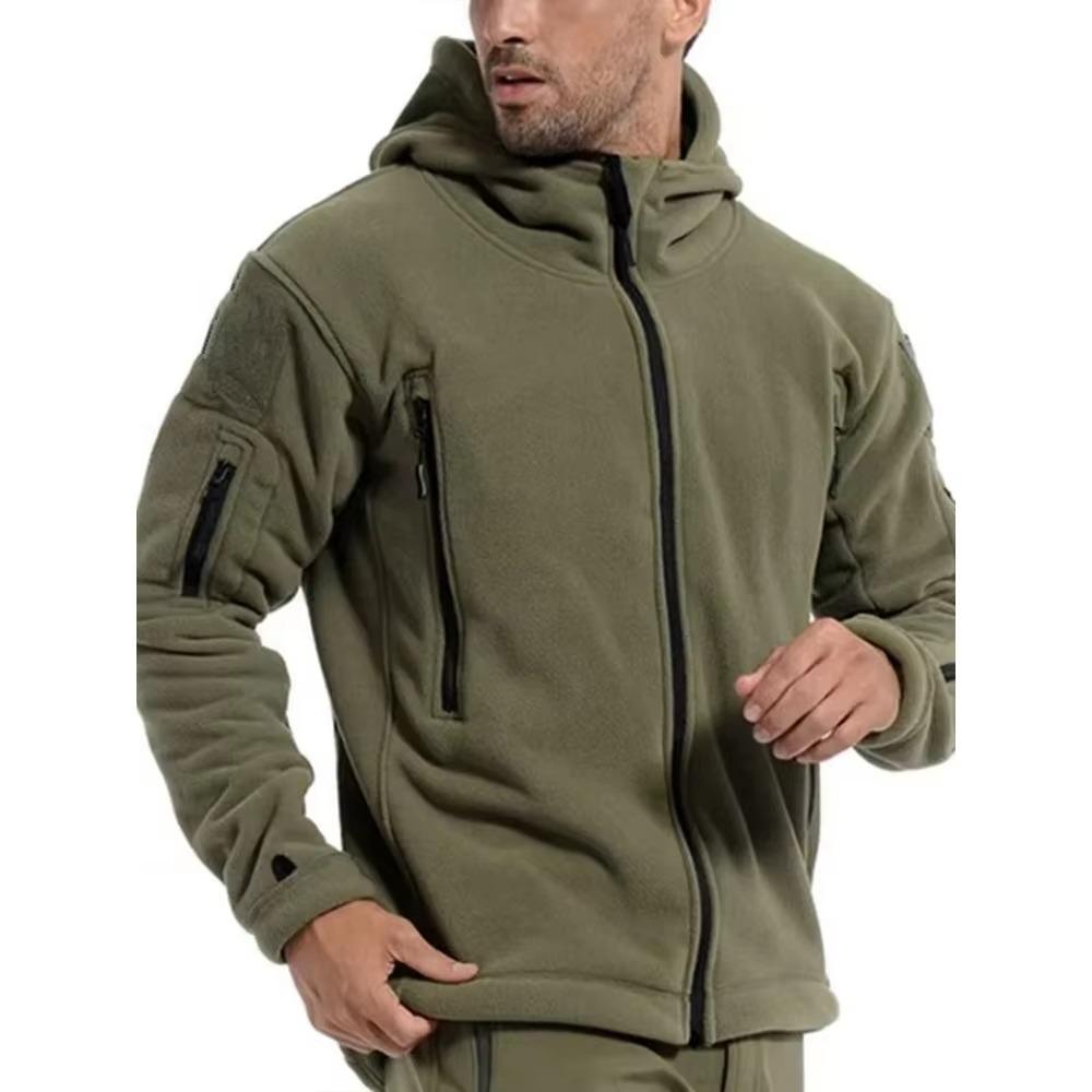 Мужская тактическая куртка Polar Fleece Осень-Зима 7 Многоцелевые Большие Карманы Куртки-бомберы Пальто для активного отдыха для мужчин