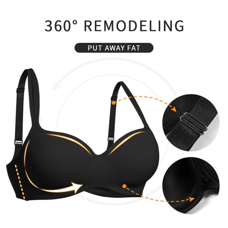 Plus Size Anti-sagging Underwire Push-up Sports Bra for Fat Girls