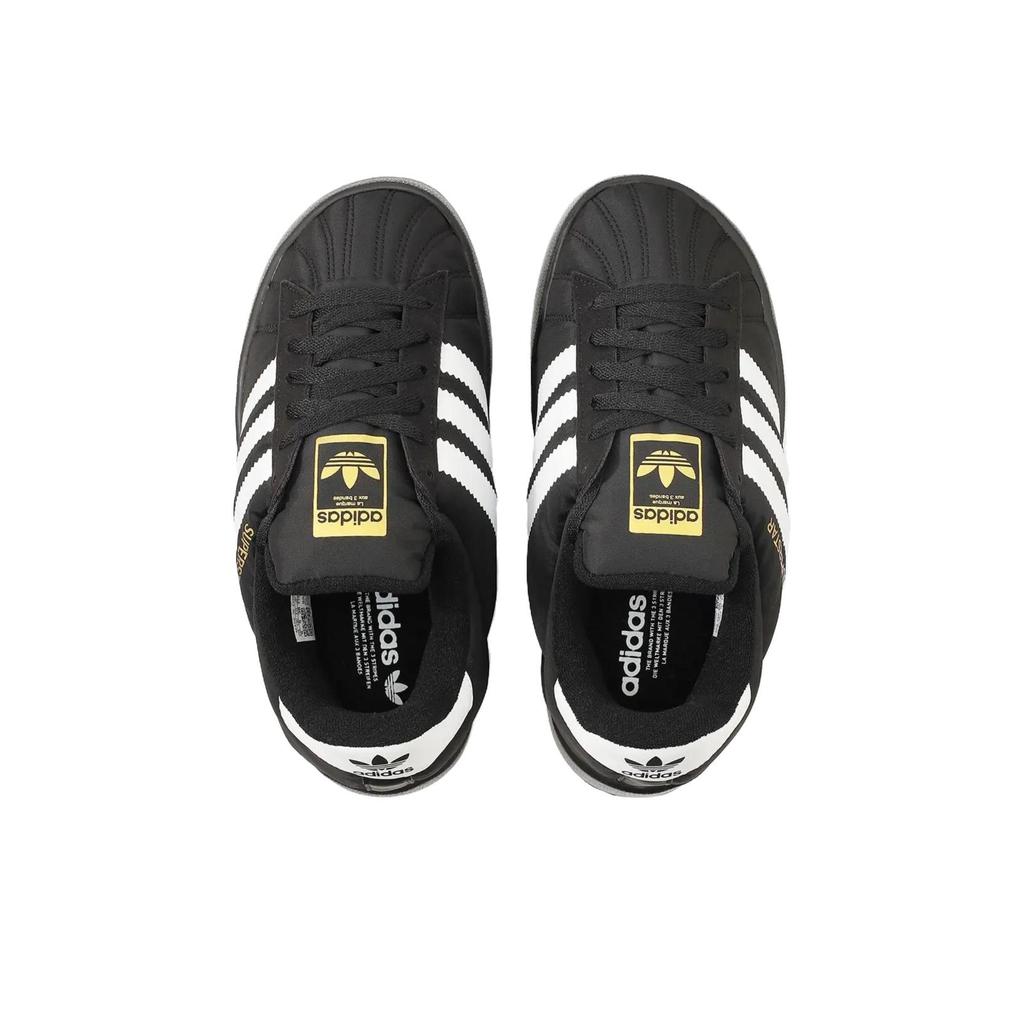 adidas Суперзвезда Дом Черный Белый (Женский) Женские кроссовки Core-Black Gold IH5502