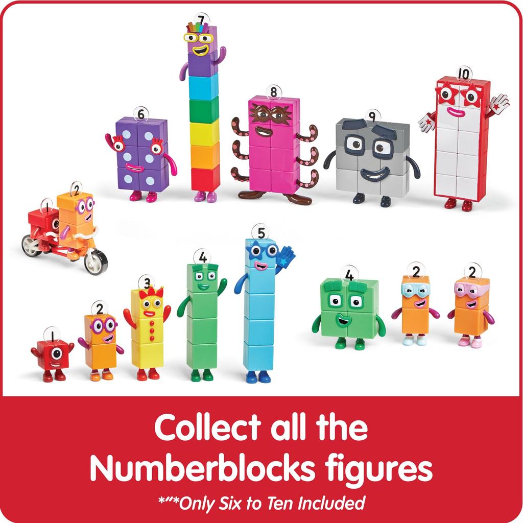 Numberblocks Friends Six to Ten Numberblocks Фигурки персонажей 5 штук 95357 Подлинный продукт