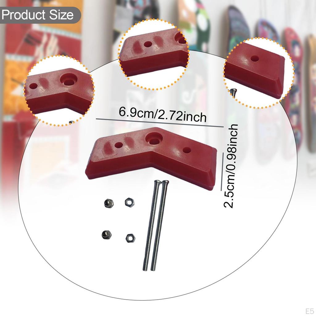 Стойка для скейтборда, Держатель для хранения, Инструмент для демонстрации лонгборда, Легко установить