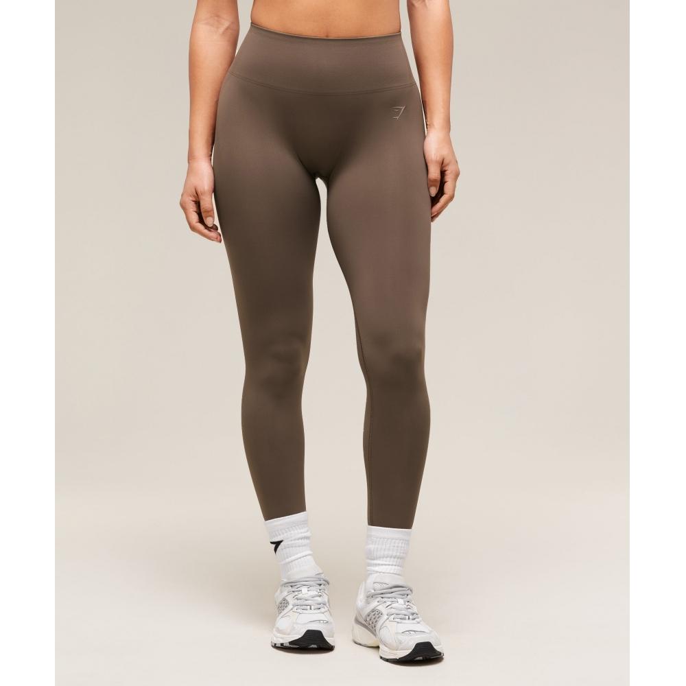 Gymshark Мягкие леггинсы Sculpt цвета орехового дерева B2c7t Nccz