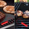 Коврик для гриля с антипригарным покрытием для барбекю, термостойкий коврик для выпечки, многоразовая плита для готовки, инструменты из ПТФЭ, аксессуары для гриля