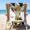 Brazilian Football Star Beach Towel - Soft, Absorbent Microfiber, Lightweight, Ideal for The Beach, Parties, Travel, Camping fan gifts
