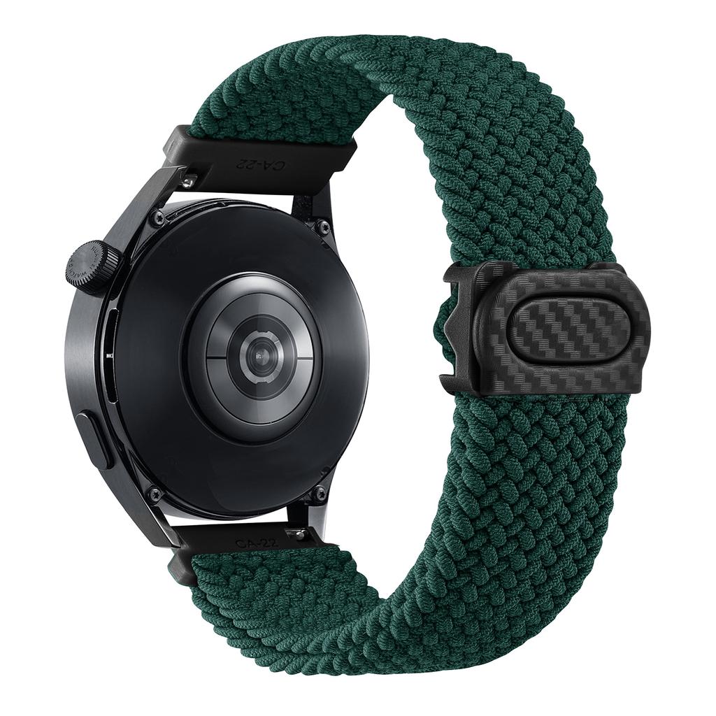 Ремешок для Samsung Galaxy Watch 7 6 4 classic/5 pro/active 2/s3/46 плетеный браслет solo loop для Huawei watch GT2 3 4 20 мм/22 мм