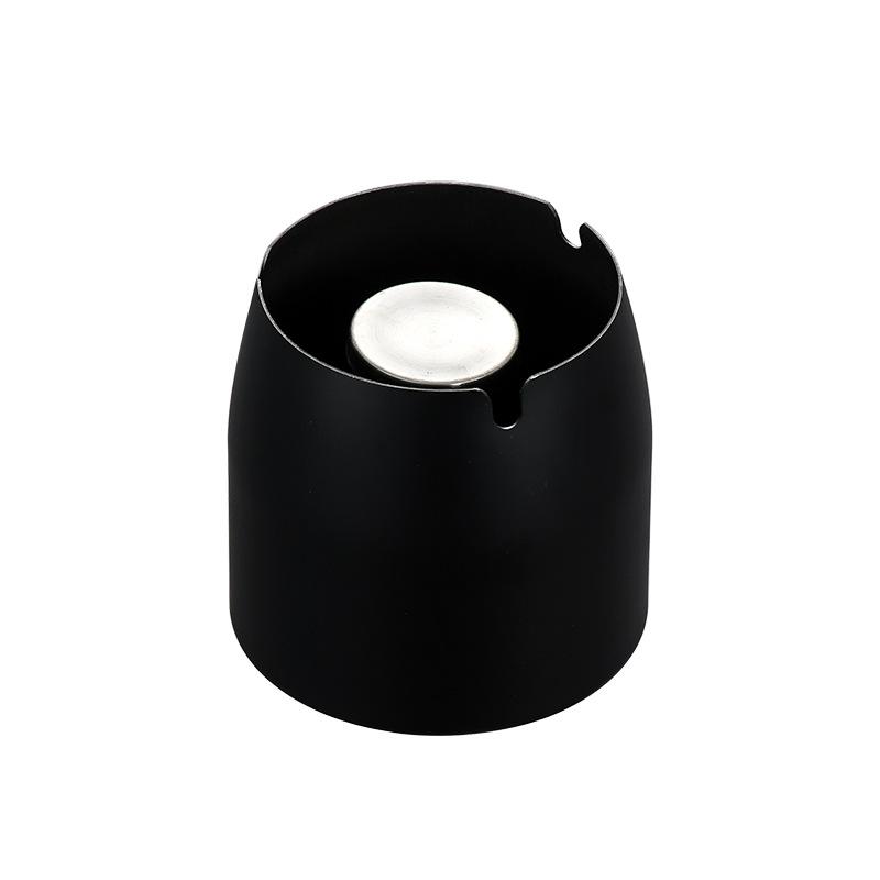Ashtray thickened personalized stainless steel metal windproof home with cover for household use