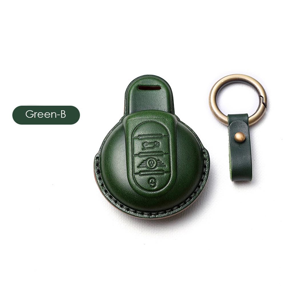 Кожаный чехол для автомобильного ключа для BMW MINI COOPER S ONE JCW F54 F55 F56 F57 F60 CLUBMAN COUNTRYMAN держатель для дистанционного брелока чехол для ключей