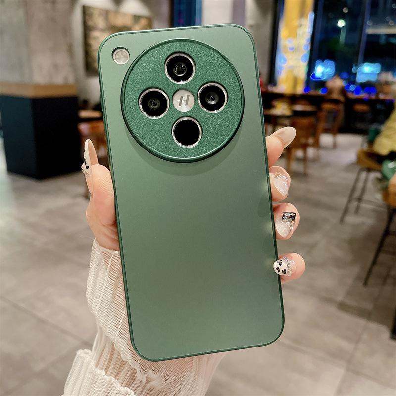 Подходит для чехла для мобильного телефона из стекла oppoRENO11 FindX1 полноразмерный с мелкими отверстиями A1pro с ощущением кожи AG матовый RENO1