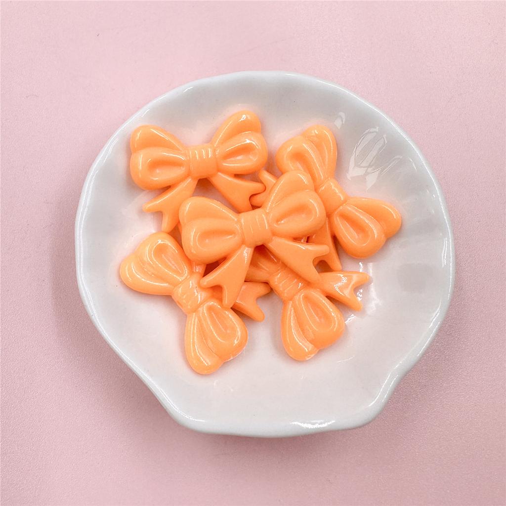 Очарование желе Цветной аксессуар Материал DIY Аксессуар Галстук-бабочка Бусины Материал ручной работы Ювелирные аксессуары Шпилька Орнамент 5 шт. 22,5*29 мм