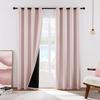 Solid Color Blackout Curtains High Precision Fabric Drapes For Living Room Bedroom Privacy And Light Blocking Elegant Window Treatments