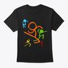 Five Stick Figures Standard Unisex T-shirt