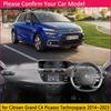 Коврик на приборную панель для Citroen Grand C4 Picasso Technospace 2014~ Противоскользящий коврик Защита от солнца Dashmat Защита коврика Аксессуары
