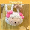 Goat Pleasant And Big Big Wolf Cute Cartoon Plush Bag Shoulder Bags Teens Girls