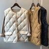 Women Autumn Winter O-neck Sleeveless Vest Single Breasted Casual Padded Waistvest