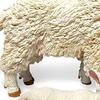 Animal Model Lovely Shape Collectible PVC Simulation Goat Model Figure for Gift