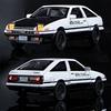 1:32 Ae86 Металлический Сплав Игрушечная Машинка Литье Под Давлением Транспортные Средства Украшение Модель Миниатюрный Масштаб Коллекция Подарок Дети Мальчик Инерционный Звук Свет