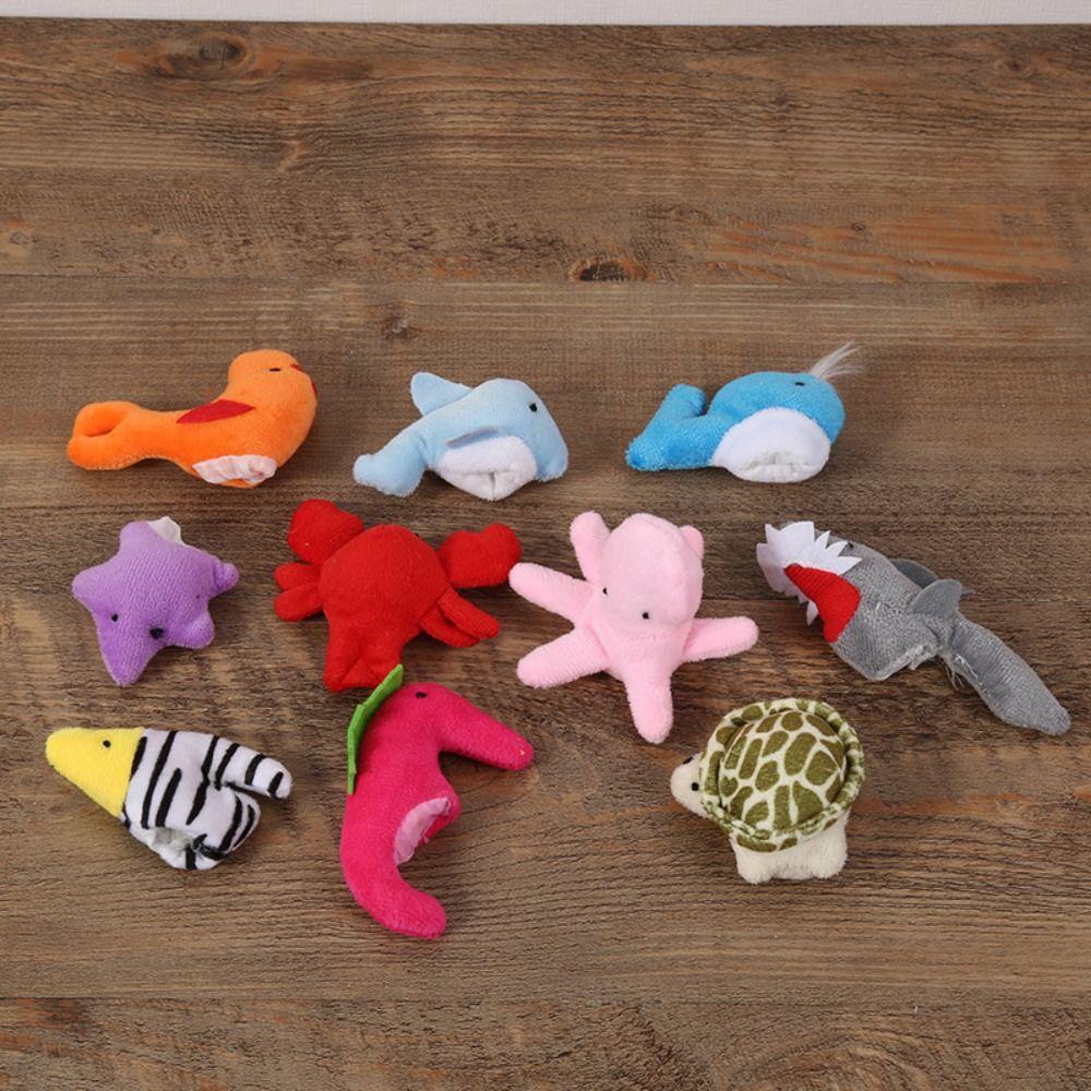 Safety Mini Animal Hand Puppet Sea Animals Marine Organism Hand Puppet  Parent-Child