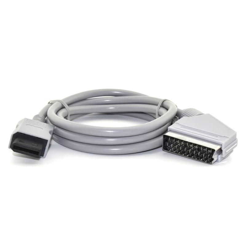 1,8 м RGB Scart Видео ТВ AV Шнур Кабель для Видео Игры