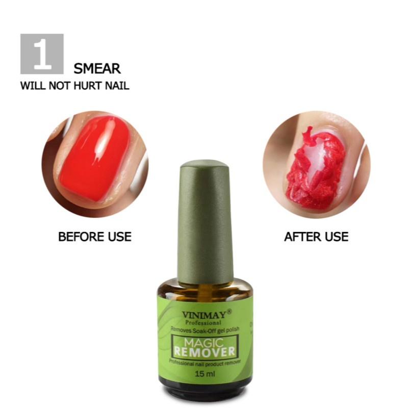 Burst Nail Polish Gel Magic Remover Средство для снятия лака Soak Off Обезжириватель лака для ногтей Праймер для ногтей Лак