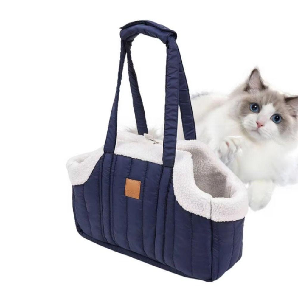 Утолщенные сумки-переноски для кошек открытого типа, наплечная сумка для питомца, сумка для выгула питомца для путешествий
