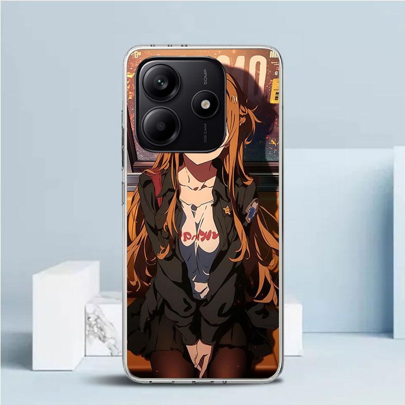 Чехол для телефона Sword Art Online Юки Асуна для Xiaomi Redmi Note 15 14 14S 13 12S 12 Pro Plus 11S 11 11T 11E 10S 10 + Мягкий ТПУ Задняя панель