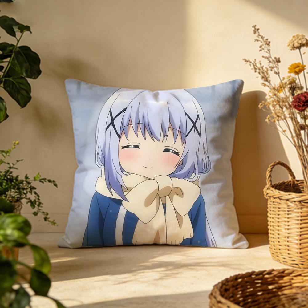 Fashion IIs the Order a Rabbitied Cushion Cover Versatile DoubleSided Pillow Case Fit for Sofa Bed Car  Daily Decor