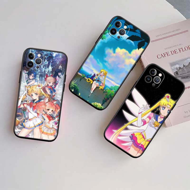 UP44 S-Sailors M-Moon New High-End Shell Phone Case for Xiaomi Poco C40 C50 C51 C55 C65 C71 C75 F3 F5 F6 F7 M2 M3 Pro Ultra