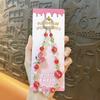 Pearl Cell Phone Chain Tulip Flower Mobile Phone Lanyard Crystal Bead Phone Strap  New Year Gift