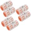 6Pcs Reusable Air Bangs Hair Roller No Heat Spring Clip Air Bang Curlers Portable Self Grip Hair Styling Tools DIY Hairdressing