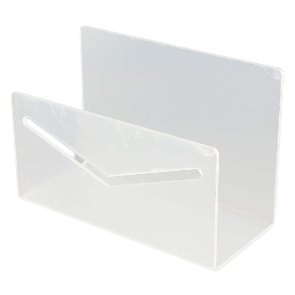 Lightweight File and Letter Holder Clear Envelope and Bill Sorter Countertop Mail Holder Rack Desk