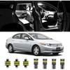 AWALITED 7 шт. Белый комплект светодиодных ламп для салона для Honda Civic Sedan Coupe Hatchback 2006-2015 гг. Суперяркие светодиодные лампы для замены освещения карты, купола, багажника