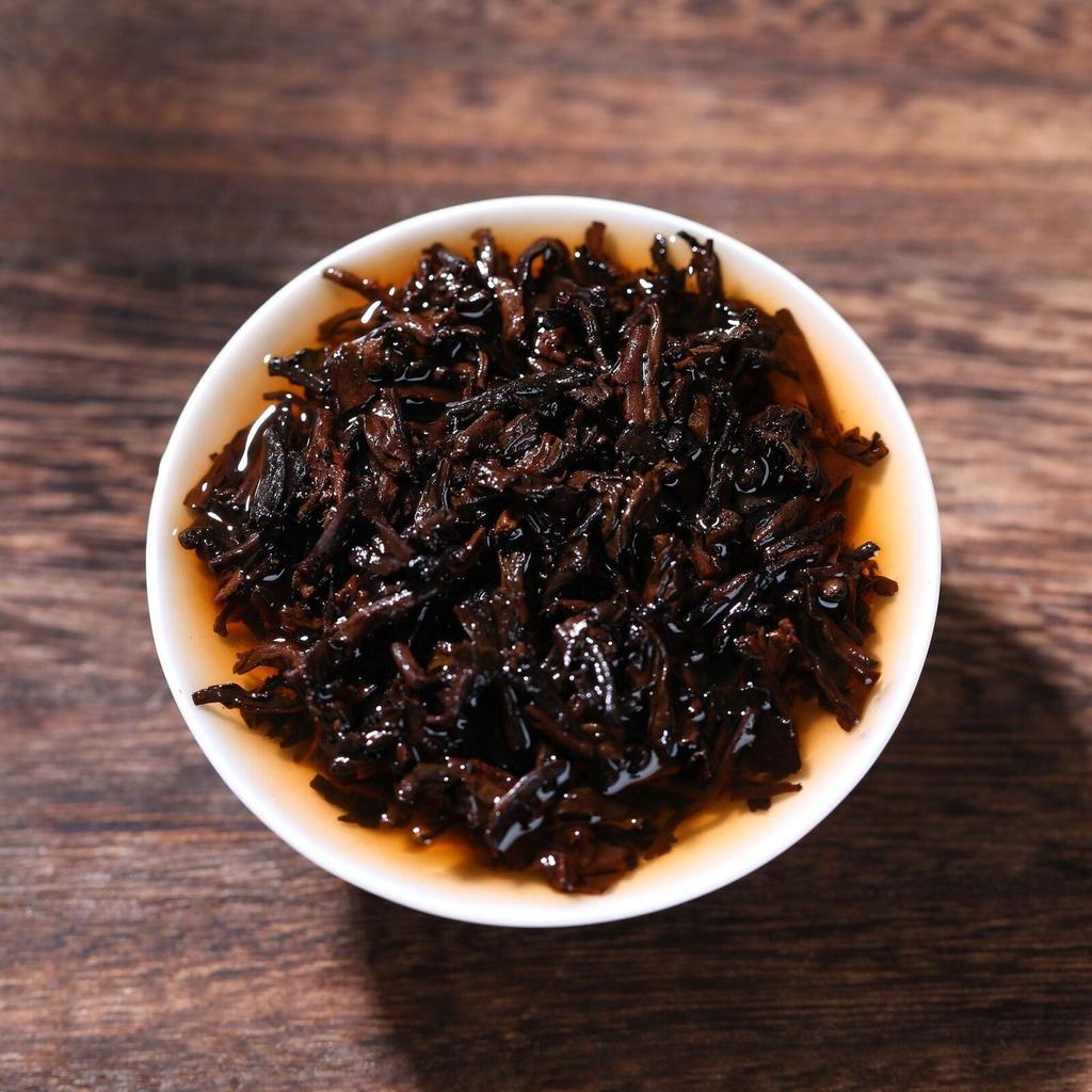 357g Yunnan Ripe Pu-erh Tea Cake Bada Mountain Puerh Cooked Tea Pu'er Black Tea