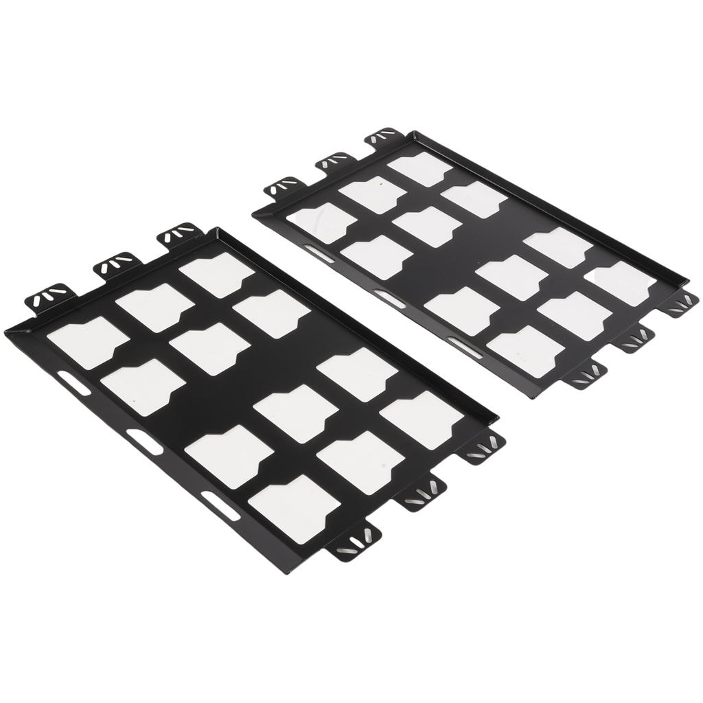 Комплект из 2 монтажных пластин, совместимых с ящиком для инструментов Milwaukee Packout, 100 фунтов, цельнометаллические пластины для хранения инструментов и