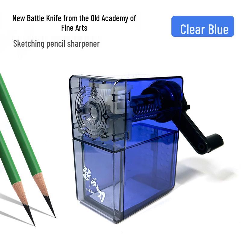 Ручная точилка для карандашей American Academy для эскизов и угольных карандашей – Длинный стержень и специальная автоматическая заточка