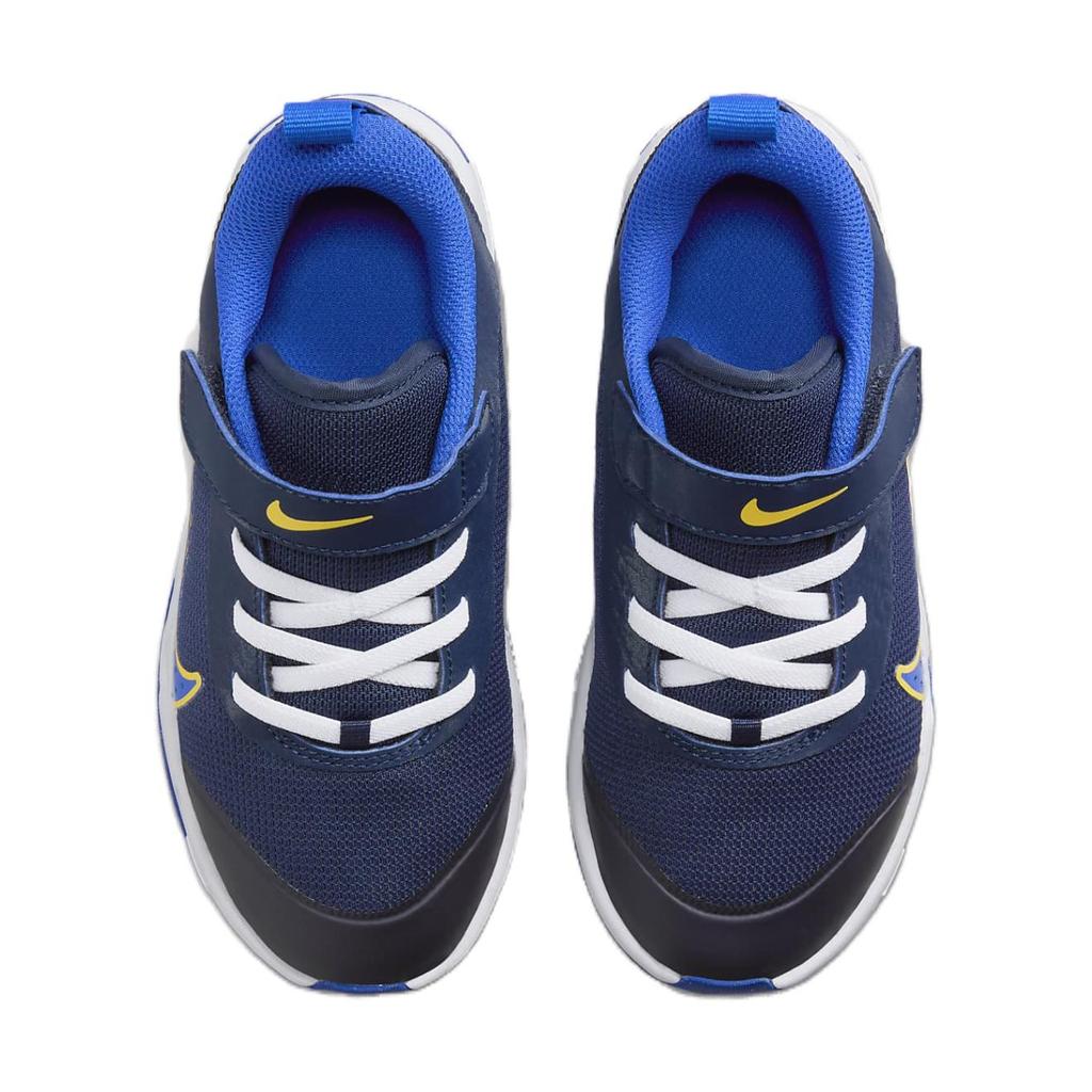 Nike Кроссовки Omni Multi-Court PS Midnight Navy Saturn Gold для детей, синие, белые, гипер-королевские DM9026-404