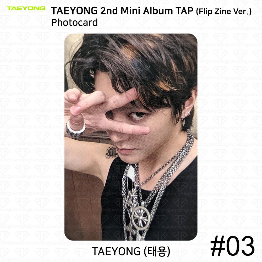 NCT TAEYONG 2-й мини-альбом TAP Официальная фотокарта Скрытая карта KPOP