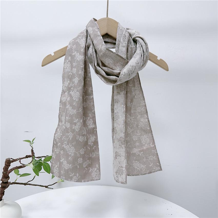 Клетчатый шарф из чистого хлопка, окрашенный в пряже, в более чем 20 цветах