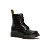 Dr. Martens 1460 Двухслойная Кожаная Блестящая Кожа Крокодила Круглый Носок На Шнуровке Короткие Сапоги Женские Сапоги Черные 26262001