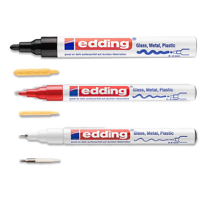 Edding Paint Marker Wear-Resistant Replacement Nibs for Models 750/751/781