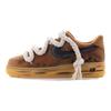Nike Nike Air Force 1 Нескользящие Устойчивые к истиранию Низкие Кеды для скейтбординга Унисекс Коричневые CJ9179-200(Команда240-)