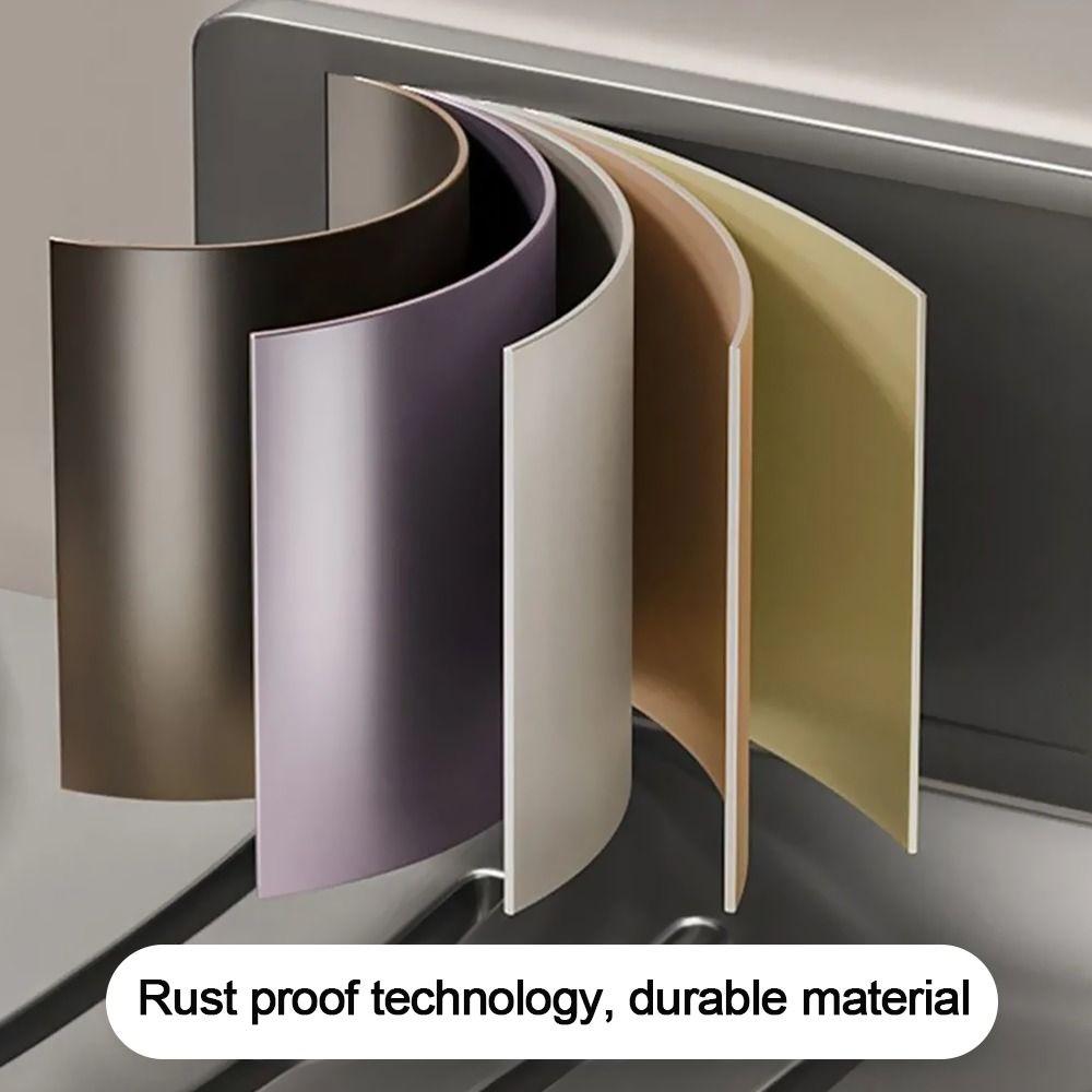 Space Aluminum Soap Box Wall Mounted Soap Container Tray Soap Dish Bathroom Kitchen Sink Organizer