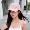 Breathable Knitted Cap With Sun Shield And Adjustable Design For Daily Outdoor Use
