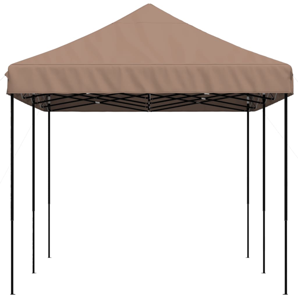 Vidaxl Składany Namiot Imprezowy Typu Pop-Up, Brązowy, 580X292X315 Cm