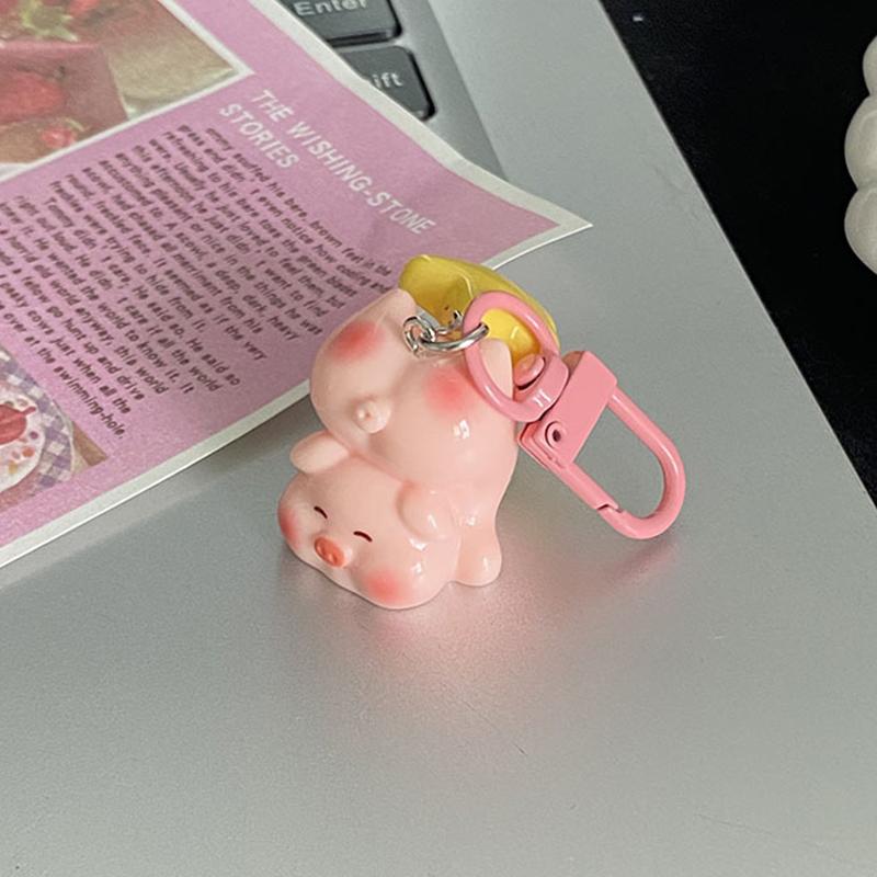 Милый аниме маленький поросенок брелок мультфильм кавайный поросенок брелок кулон креативный рюкзак украшения аксессуары подарки
