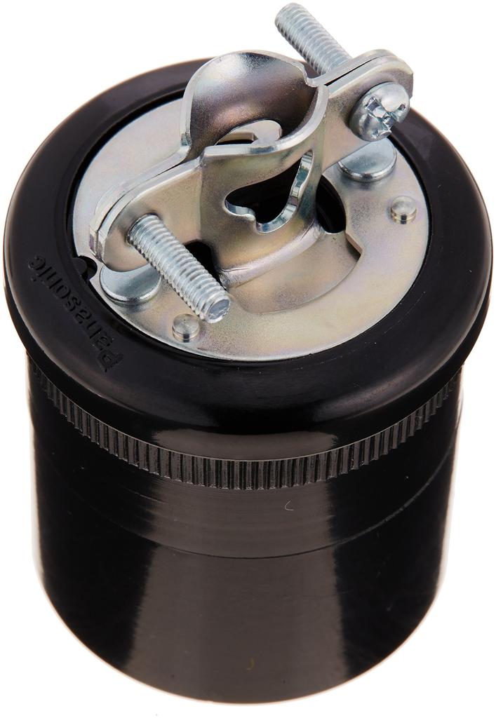 Panasonic Корпус разъема для кабеля заземления 2P15A с фиксатором кабеля, черный WA1519