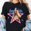Женская модная футболка с коротким рукавом Freya Skye Print, футболка с графическим принтом в стиле 90-х, винтажная футболка для женщин, готическая футболка Y2k, уличная одежда