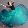 Flowing Long Skirt Gradient Belly Dance Skirt Women Classical Dance Performance Costume Sun Skirt