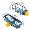 Регулируемый держатель для крана без сверления, хранение губок, прочная сушилка для раковины, ванная комната, кухня