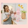 Adorable Plush Rabbit Doll For Kids And Adults Soft Comforting Hugging Pillow